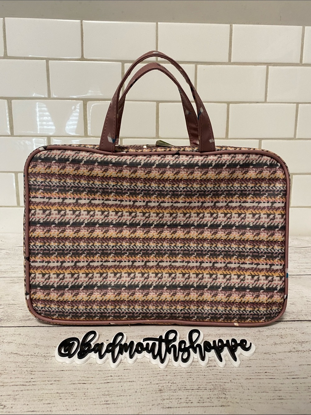 Sonia Kashuk Travel Weekender 2 Compartment Make Up Toiletry Bag
